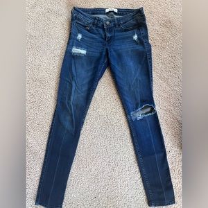 Hollister dark wash skinny jeans
